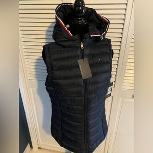 Tommy Hilfiger down vest (women’s size large) - new with tags